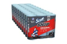 Blue 1-Ply 9X11 Shop Towel Cleaning Wipes (3-Pack Bundle of 10) picture
