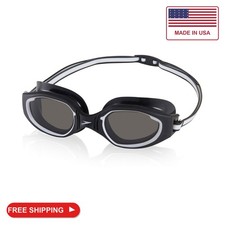 Speedo Unisex-Adult Swim Goggles Hydro Comfort, Black/Steel picture