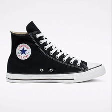 Converse Chuck Taylor All Star Black High Top Sneakers Men's Canvas Shoes picture