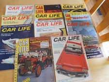 Car life Magazine Lot of 11 1954-58  Classic Cars Vintage Mechanic RARE picture