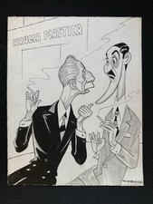 Ernesto Chango Cabral (1890-1968) Vintage Caricature Plastic Surgery - Signed picture