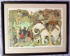David McCall Johnston Around the World in Eighty Days Signed Lithograph COA picture