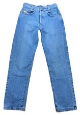 Diesel Basic New Saddle Blue Denim Jeans Button Fly Italy 29x30 picture