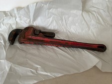 Vintage Ridgid Heavy Duty Steel Pipe Wrench. 18”. picture