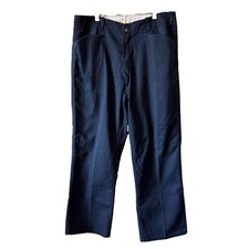 Ben Davis VTG Mens Blue Canvas Workwear Wide Leg Twill Pants Size 36 picture