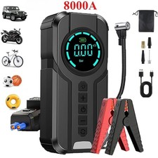 8000A Car Jump Starter with Air compressor Power Bank Battery Charger Portable picture
