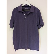 Croft & Borrow Purple Polo Size Large Preppy Old Money Country Club Collegiate picture