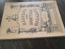 1886 Harper’s New Monthly Magazine Sept No 436 Antique Victorian Illustrated picture