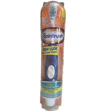 Arm & Hammer Spinbrush Pro Whitening Toothbrush Soft Old Style Wide Button NEW picture