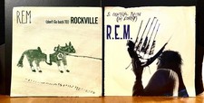 R.E.M “Don't Go Back To Rockville/Catapult” & “S Central Rain” (7” Vinyl) NM picture