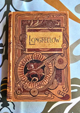 Antique 1885 Henry Wadsworth Longfellow Poems – R. Worthington Edition picture
