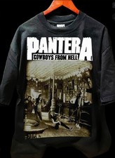 Pantera Cowboys From Hell  ON A SHAKA SUPERMAX HEAVYWEIGHT GARMET DYED T SHIRT picture