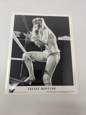 WWF WWE VELVET MCINTYRE OFFICIAL LICENSED ORIGINAL 8X10 PROMO PHOTO 1986 RARE picture