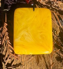 Natural Burmese Amber Beeswax Pendant Golden Yellow Floating Cotton Estate picture