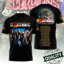 SCORPIONS 60 YEARS TOUR 3D T Shirt MC12 picture