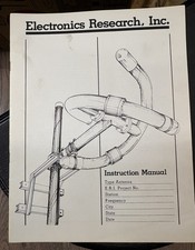 Manual for ERI Electronics Research Inc. FM Broadcast Antenna picture