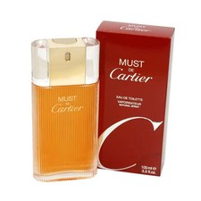 Must de Cartier Eau de Toilette Spray for Women 3.3 oz / 100 ml Open Box picture