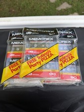 VTG Memorex DB Series 90 Minute Blank Cassette Tapes 5 Packs of 2 Each Sealed picture