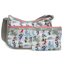 Lesportsac X Disney Mickey Friends Classic Hobo Crossbody Shoulder Tote Bag NWT picture