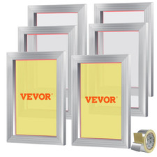 6 Pack 10 X 14 Aluminum Screen Printing Frames 156 Mesh Nylon with Tape picture