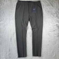 NWT BYLT Premium Basics Kinetic Pant 2.0 Gray Stretch Performance Pants 36 picture