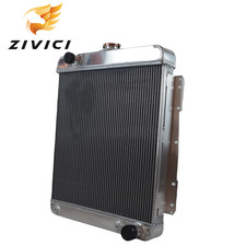 Performance Upgrade 4 Row Radiator For 1958 Classic Chevy V8 All Aluminum picture