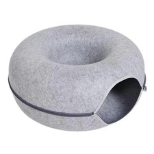 Cat Cave EXTRA LARGE Cat Tunnel Bed Indoor Cats,Cat Donut picture