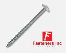 #10 x 3 in. Zinc Combo Round White Washer Head Cabinet Mounting Screws (1500 Ct) picture
