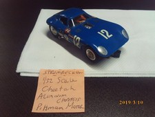 Used Vintage Strombecker 1/32 Scale Cheetah Slot Car Blue (see pictures) picture