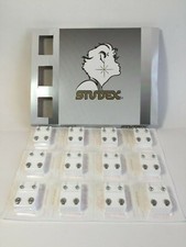 Studex Sterilized Ear Piercing Stud 4mm Ball * Regular * 12 Pairs (R200W) picture