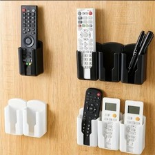 Wall Mounted Remote Control Holder No Drill TV AC Storage Box Adhesive USA picture