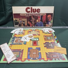Vintage Clue COMPLETE Parker Brothers 1986 Classic Detective Game Ships Free picture