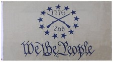 3x5 We The People 1776 2nd Amendment 100D Woven Poly Nylon 3'x5' Flag Banner picture