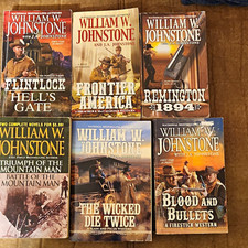 William W. Johnstone/J.A. Johnstone Lot of 6 Western Paperback Novels picture