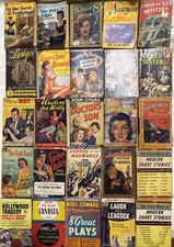 26 Vtg 1940’s PB Erotica Pulp Sleeze Smut Fiction Mystery Books Novels Books picture