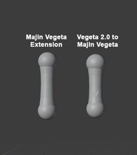 BHT Majin Vegeta Conversion Pegs - READ DESCRIPTION picture