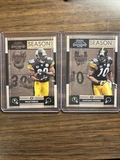 2008 Playoff Contenders Season Tickets Santonio Holmes (#78)& Willie Parker(#77) picture
