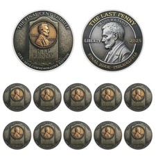 10PCS 2025 The Last Penny Tribute Coin | Final Issue Philadelphia Medal (NOT 3D) picture
