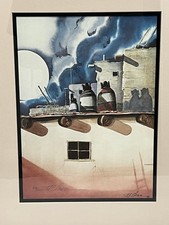 Adobe Home Art Signed by Ronald Chee  picture