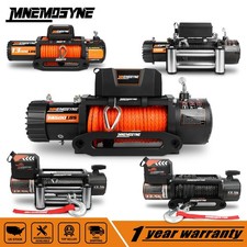 MNEMOSYNE Electric Winch 13000LB 13500LB 14500LB Truck Trailer Jeep Offroad 4WD picture