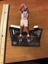 Michael Jordan Chicago Bulls 1992 Upper Deck 2nd NBA Championship Stand-Up picture