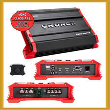 Crunch GP-2500.1 Ground Pounder Series 2500W Monoblock Class A/B Car Amplifier picture