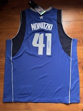 Dirk Nowitzki Signed Autographed NBA Finals Jersey Finals Patch GTP picture