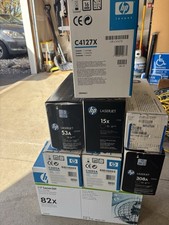 Hp Toner Lot 8 Total Cartridges. See Pics And Description For Cartridge Numbers picture