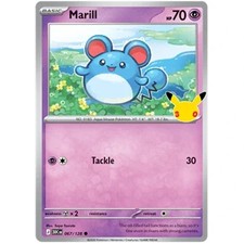 Marill 067/128 30th Celebration Holo picture