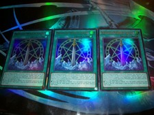 3x Orichalcos Sword of Sealing 1st Edition Ultra Rare MAMO-EN022 Yu-Gi-Oh picture