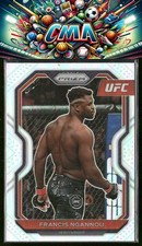 2021 Panini Prizm UFC #52 Francis Ngannou Silver Prizms picture