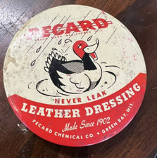 PECARD NEVER LEAK LEATHER DRESSING TIN picture