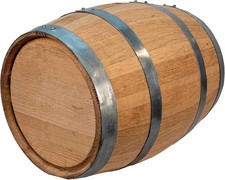 5 Gallon Oak Barrel Wooden Whiskey Wine Barrel 20L for Aging Spirits Beer Batch picture