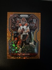 2020 Panini Prizm - Joe Burrow RC Orange Disco  picture